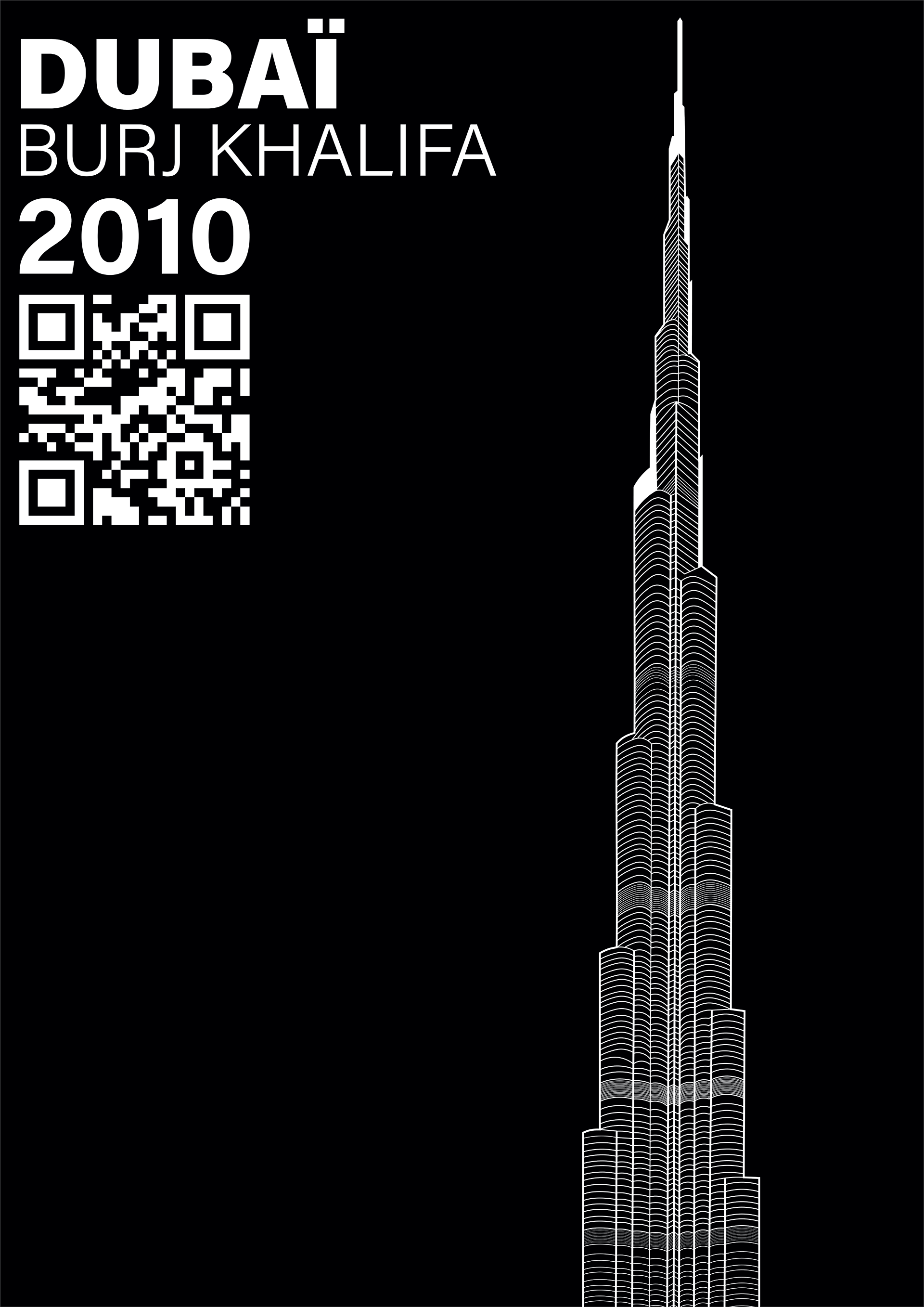 Affiche Burj Khalifa